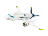 CITY PASSENGER AEROPLANE TOY MODEL KIT - 60367
