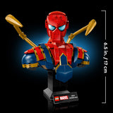 MARVEL® IRON SPIDER-MAN BUST COLLECTIBLE ADULT BUILDING SET - 76326