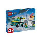 CITY EMERGENCY AMBULANCE AND SNOWBOARDER - 60403