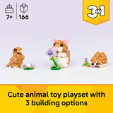 CREATOR 3IN1 CUTE HAMSTER WITH A FLOWER - 31376