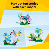 CREATOR 3IN1 WILD ANIMALS: COLORFUL HUMMING BIRD - 31384