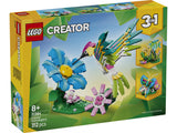 CREATOR 3IN1 WILD ANIMALS: COLORFUL HUMMING BIRD - 31384