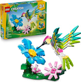CREATOR 3IN1 WILD ANIMALS: COLORFUL HUMMING BIRD - 31384
