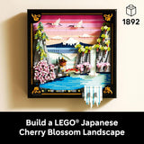 LEGO® ART JAPANESE CHERRY BLOSSOM LANDSCAPE BUILDING - 31218