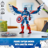 MARVEL® NEW CAPTAIN AMERICA CONSTRUCTION FIGURE - 76296