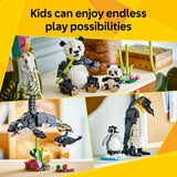 CREATOR 3IN1 WILD ANIMALS: PANDA FAMILY - 31165