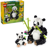 CREATOR 3IN1 WILD ANIMALS: PANDA FAMILY - 31165
