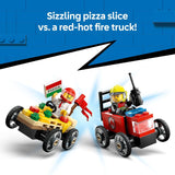CITY PIZZA VS. FIRE TRUCK RACE CAR PACK - 60458