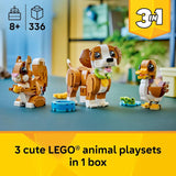 CREATOR 3IN1 CUTE ANIMALS: PLAYFUL PUPPY DOG - 31382