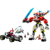 COOPER'S TIGER MECH & ZERO'S HOT ROD CAR - 71497