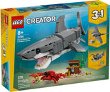 CREATOR 3IN1 FIERCE SHARK WITH A TREASURE CHEST - 31381