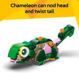CREATOR 3IN1 TURTLE WITH A WATER LILY FLOWER - 31377