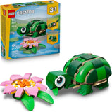 CREATOR 3IN1 TURTLE WITH A WATER LILY FLOWER - 31377